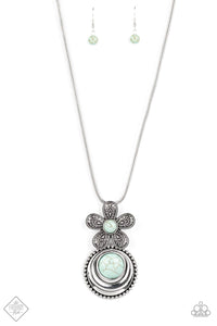 Paparazzi Bohemian Blossom Blue Necklace