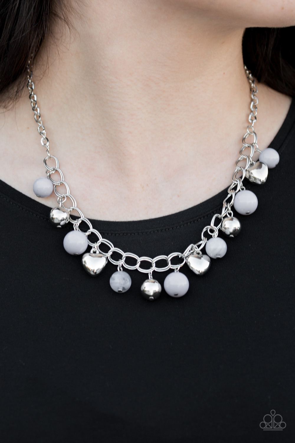 Paparazzi Summer Fling - Silver Necklace