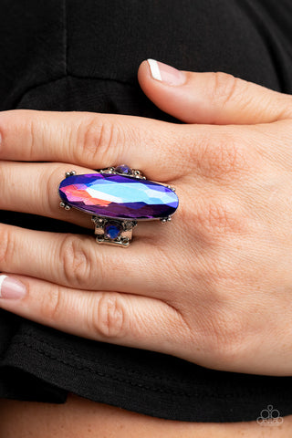 Paparazzi Interdimensional Dimension - Blue UV Ring