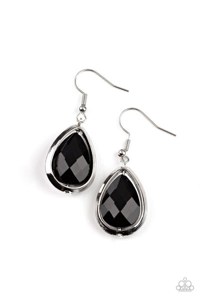 Paparazzi Drop Dead Duchess Black Earrings