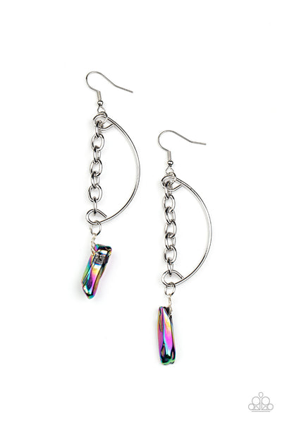 Paparazzi Yin to My Yang - Multi Oil Spill Earrings