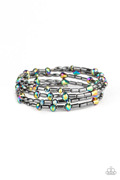 Paparazzi Regal Remix Multi Oil Spill Bracelet