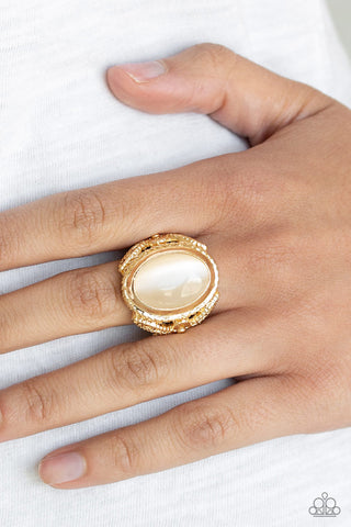 Paparazzi Deep Freeze - Gold Ring