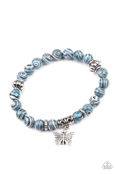 Paparazzi Butterfly Wishes - Blue Bracelet