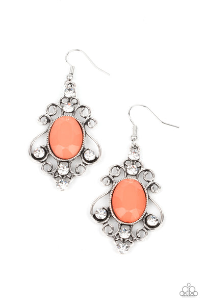 Paparazzi Tour de Fairytale - Orange Earrings