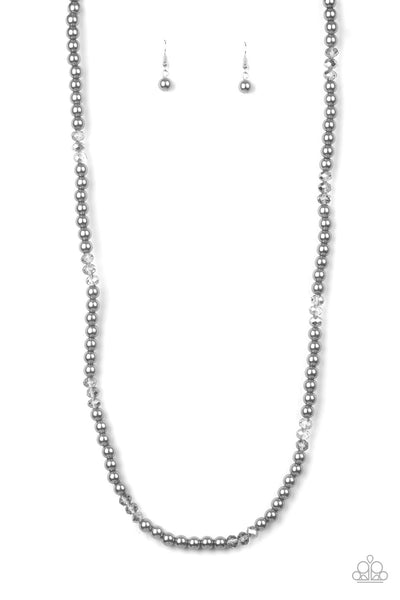 Paparazzi Girls Have More FUNDS - Silver Necklace