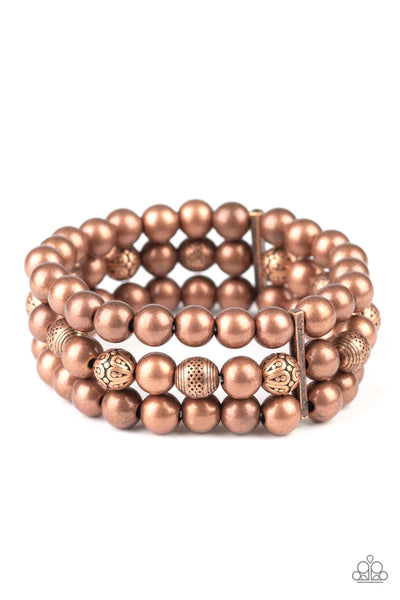 Paparazzi Trail Treasure - Copper Bracelet