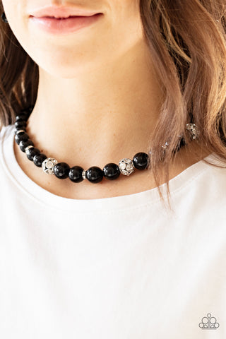 Paparazzi Rich Girl Refinement - Black Necklace