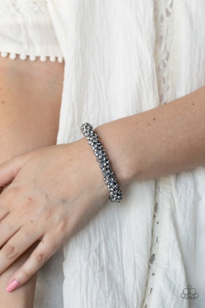 Paparazzi Wake Up and Sparkle Silver Bracelet