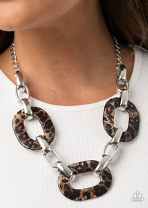 Paparazzi Sink Your Claws In - Brown Necklace