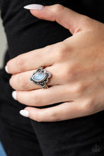 Paparazzi Glass Half Colorful Blue Ring