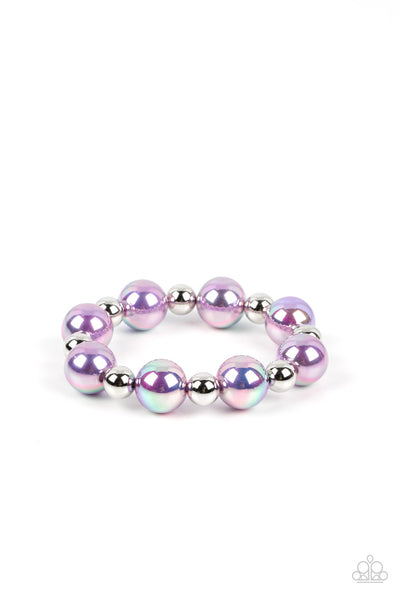 Paparazzi A DREAMSCAPE Come True - Purple Iridescent Bracelet