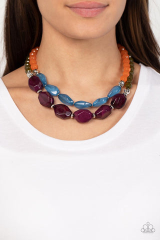 Paparazzi Tropical Trove - Purple Necklace