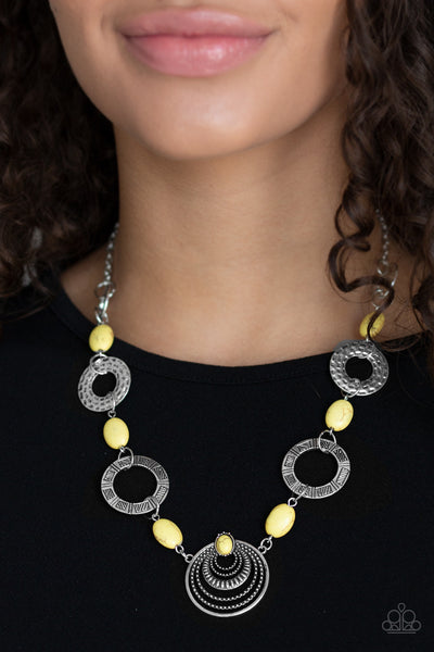 Paparazzi Zen Trend - Yellow Necklace