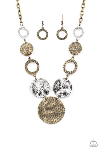 Paparazzi Terra Adventure - Brass Necklace