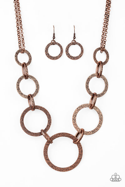 Paparazzi City Circus Copper Necklace