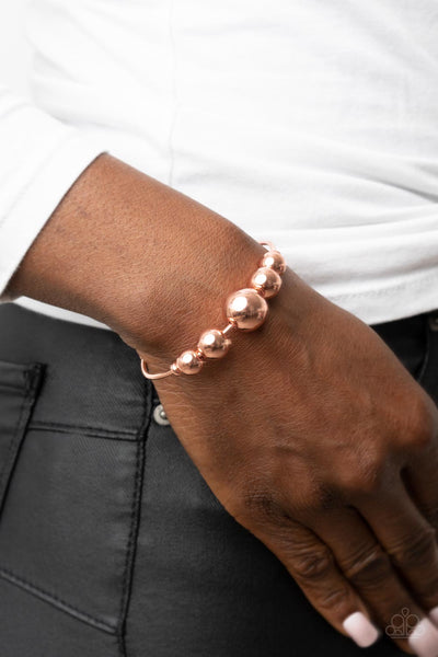 Paparazzi Bead Creed - Copper Cuff Bracelet