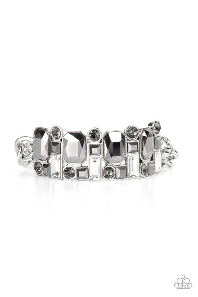 Paparazzi Urban Crest - Silver Bracelet