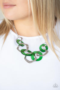 Paparazzi Urban Circus Green Necklace