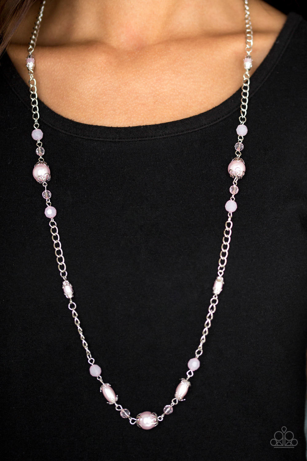 Paparazzi Magnificently Milan - Pink Necklace