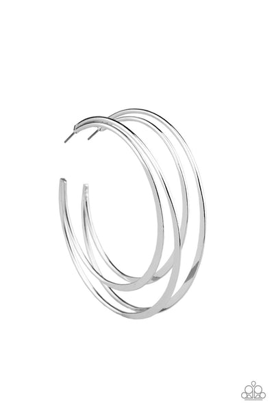 Paparazzi Last Hoop-rah Hoop Earrings