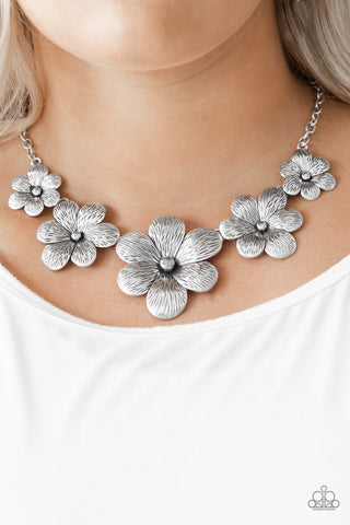 Paparazzi Secret Garden - Silver Necklace