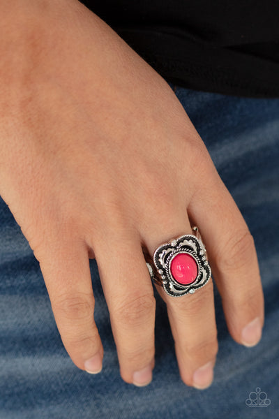 Paparazzi Vivaciously Vibrant - Pink Ring