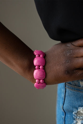 Paparazzi Dont Be So NOMADIC! - Pink Bracelet