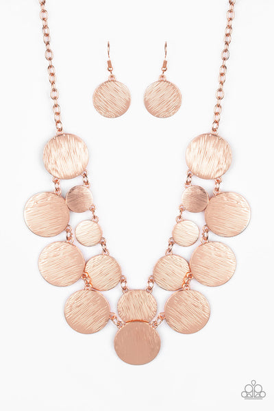 Paparazzi Stop and Reflect - Copper Necklace