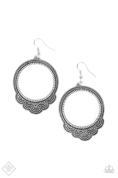 Paparazzi Rover Radiance Silver Earrings