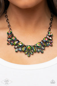 Paparazzi Combustible Charisma - Multi Oil Spill Necklace