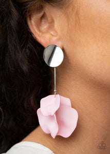 Paparazzi Petal Pathways - Pink Earrings