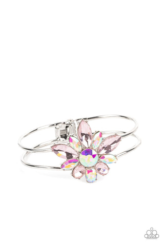 Paparazzi Chic Corsage Multi Iridescent Bracelet