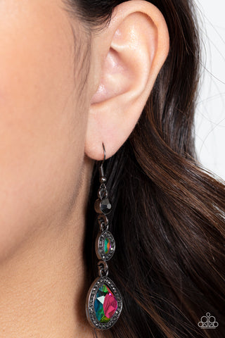 Paparazzi Dripping Self-Confidence - Multi Earrings