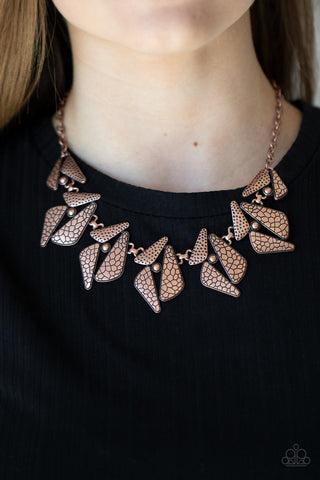 Paparazzi Extra Expedition Copper Necklace