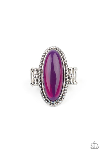 Paparazzi Oval Oasis - Purple Ring