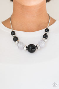 Paparazzi Daytime Drama - Black Necklace