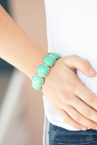 Paparazzi Vivacious Volume - Green Bracelet