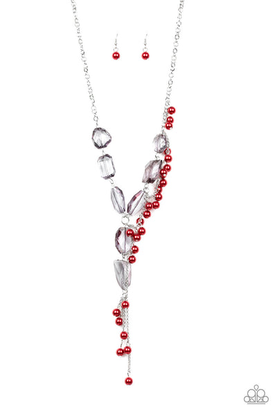 Paparazzi Prismatic Princess - Red Necklace