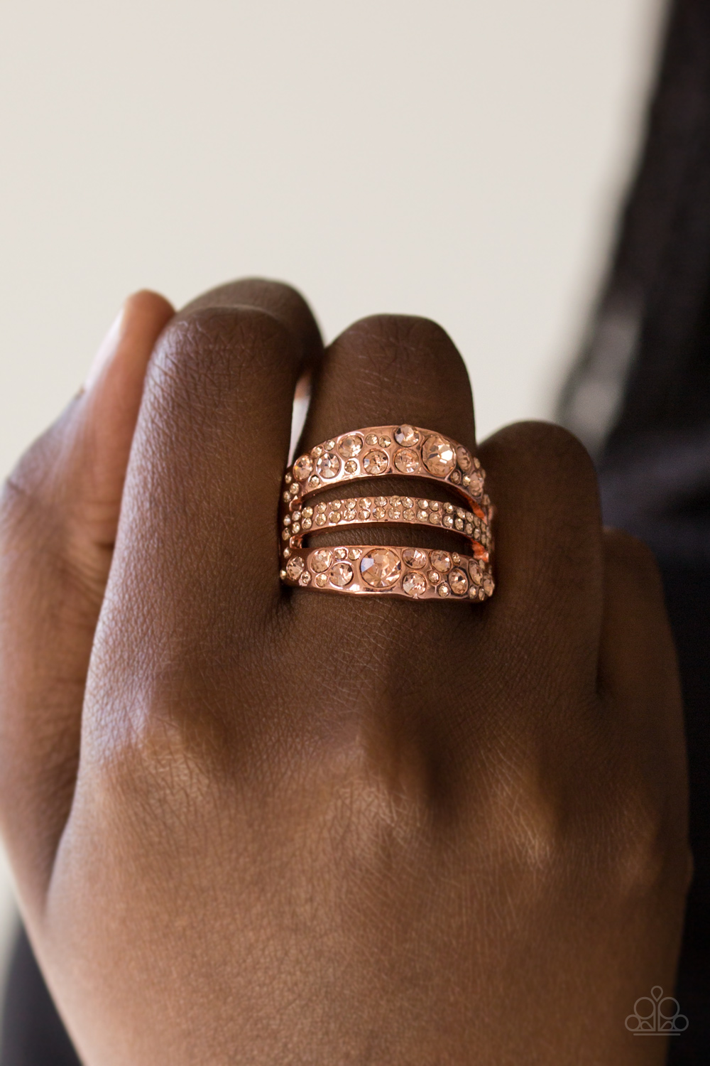 Paparazzi Stacks On Stacks On Stacks - Copper Ring