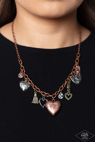 Paparazzi Heart Of Wisdom - Multi Heart Necklace