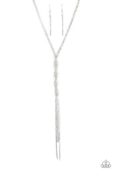 Paparazzi Impressively Icy - Life of the Party White Necklace