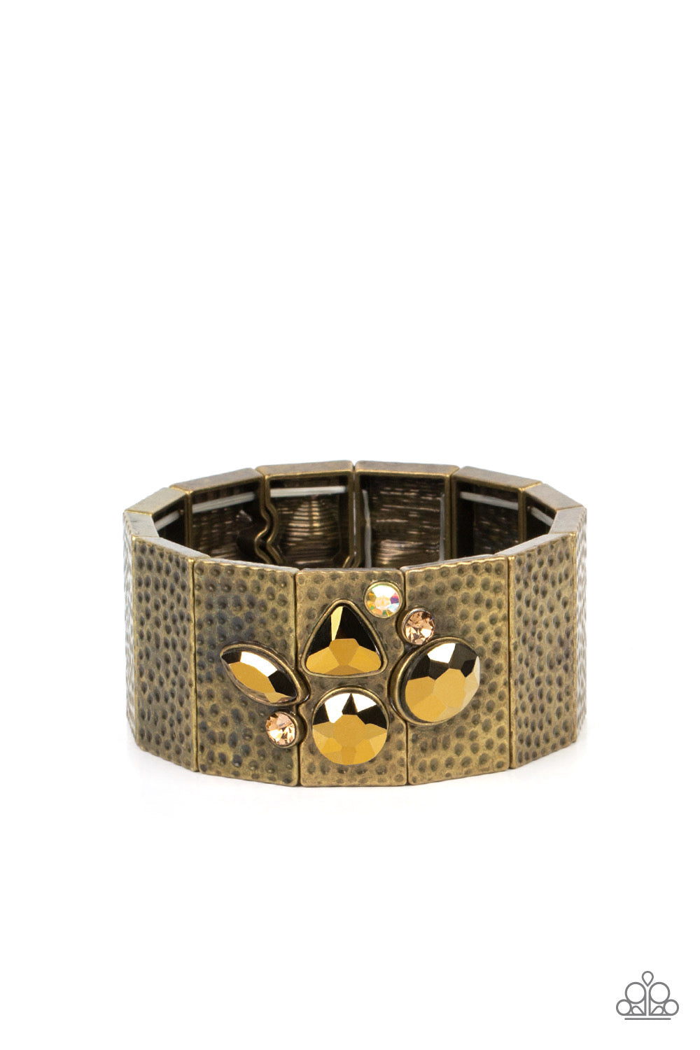 Paparazzi Flickering Fortune - Brass Bracelet