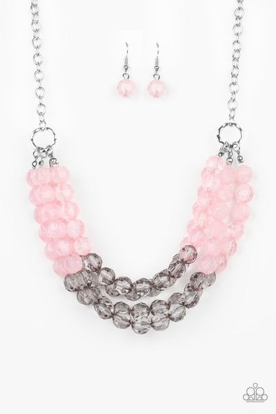 Paparazzi Summer Ice - Pink Necklace