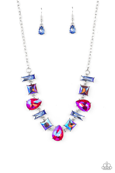 Paparazzi Interstellar Ice - Life of the Party Pink Necklace