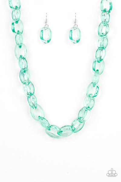 Paparazzi Ice Queen - Green Necklace