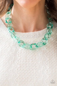 Paparazzi Ice Queen - Green Necklace