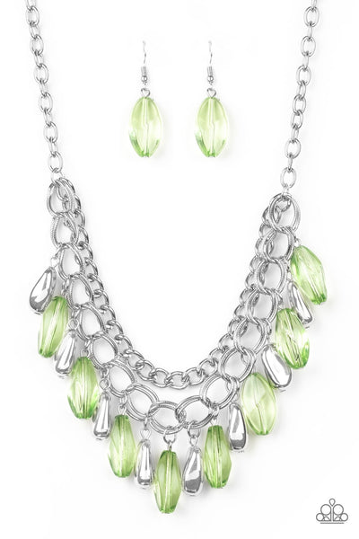 Paparazzi Spring Daydream - Green Necklace