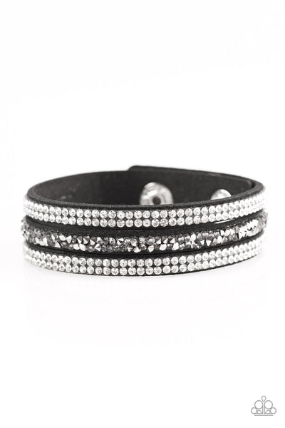 Paparazzi Mega Glam - Black Bracelet