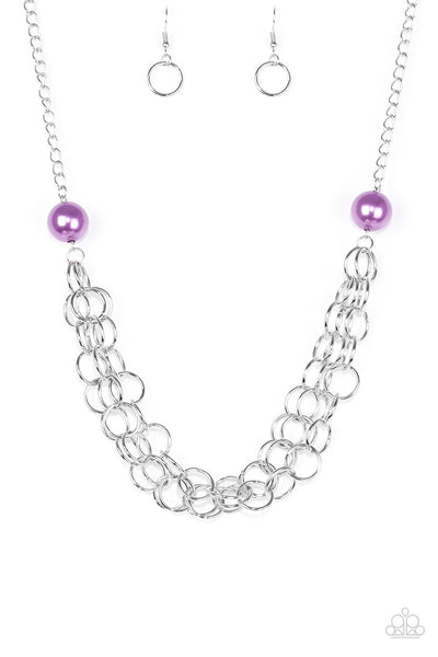 Paparazzi Daring Diva - Purple necklace